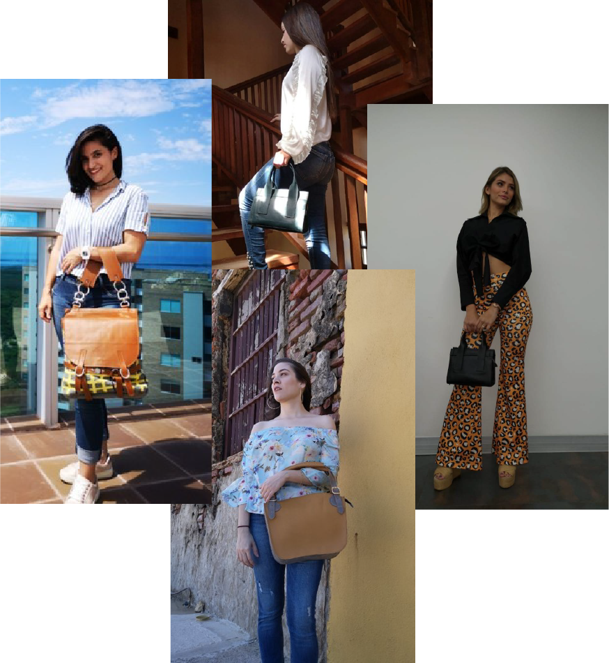 Mujeres luciendo la colección Génesis